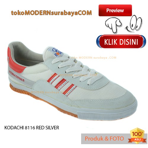 KODACHI 8116-RED-SILVER Sepatu Kets Olah Raga Badminton