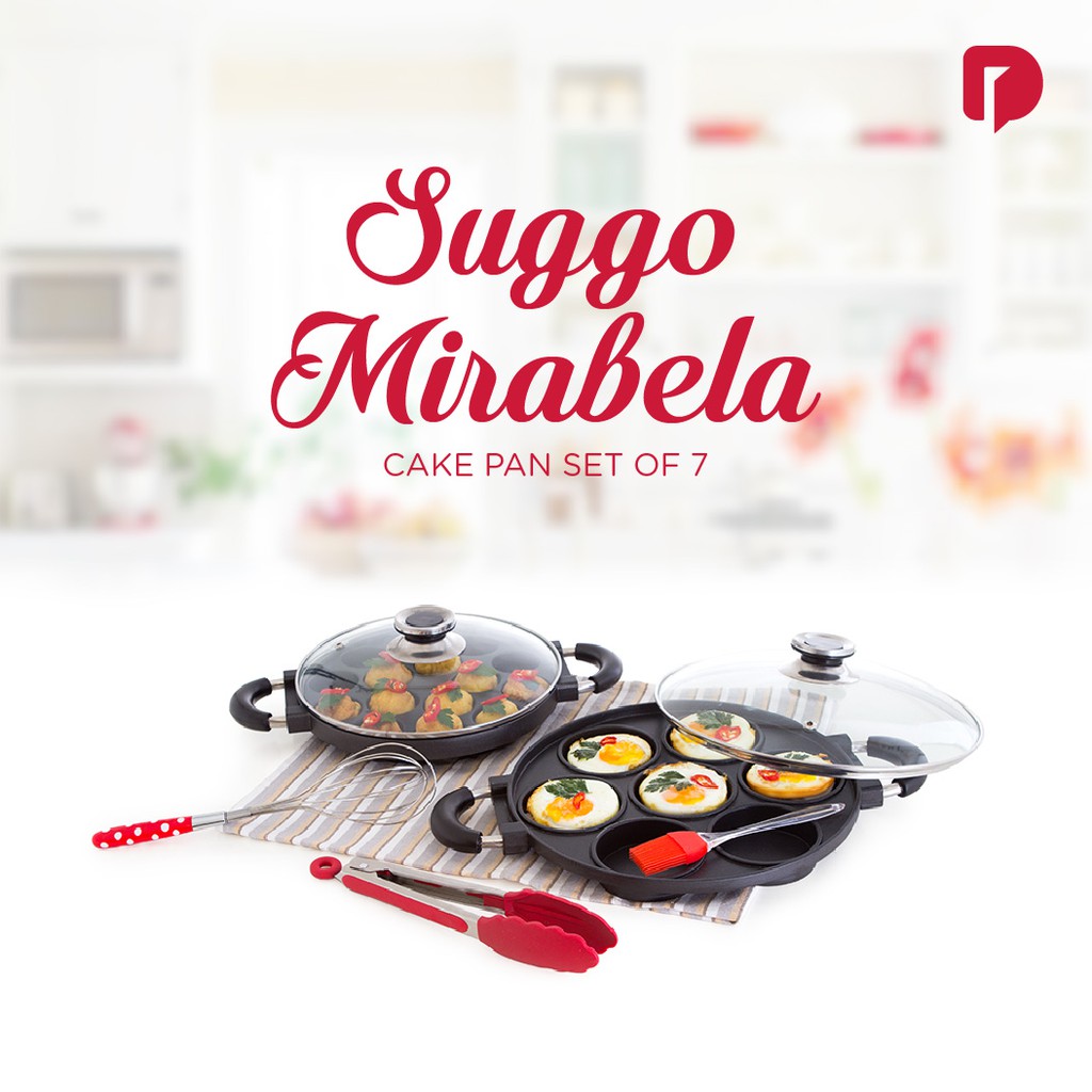 Wajan kue cubit/martabak manis mini Suggo Mirabela Cake Pan