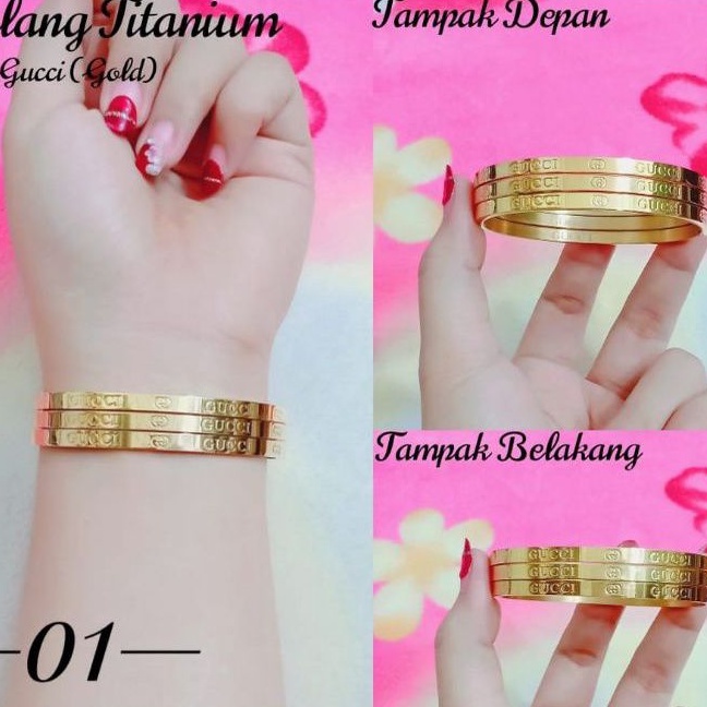 Titanium Gelang Tangan Wanita K829