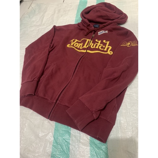 Vondutch Hoodie Zipper - second not stussy nike adidas