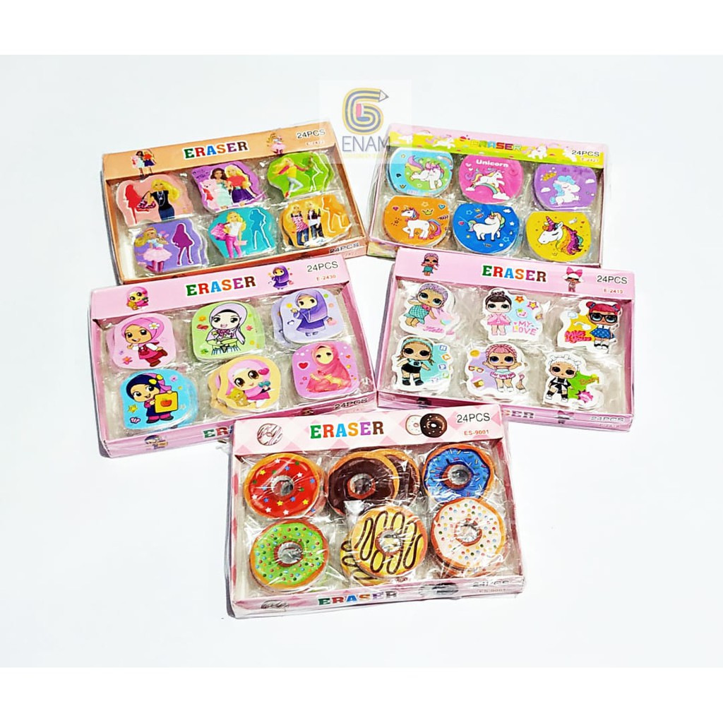 

Penghapus Fancy Karakter (24 pcs)