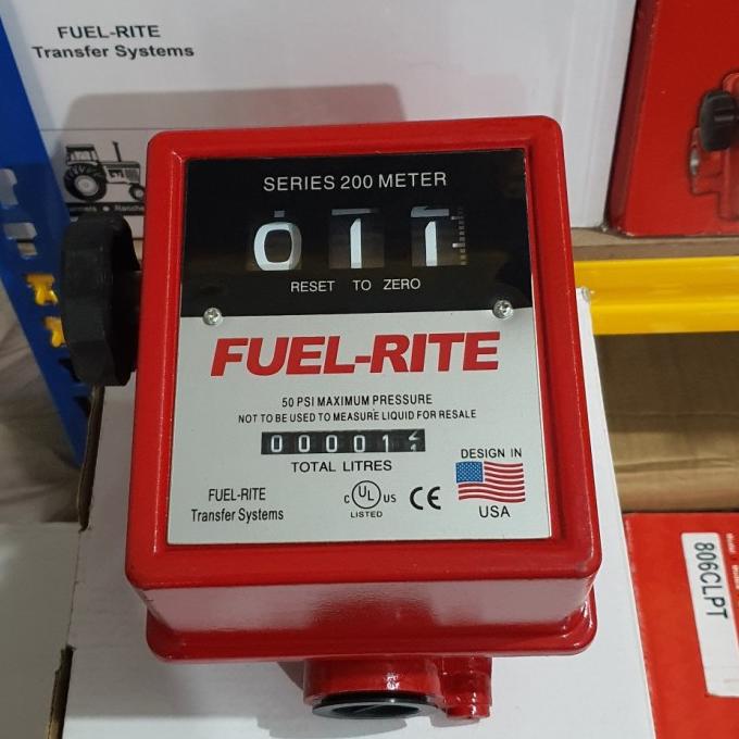 

meteran solar fuelrite 3digit 1inchi / flowmeter flow meter 3digit 1
