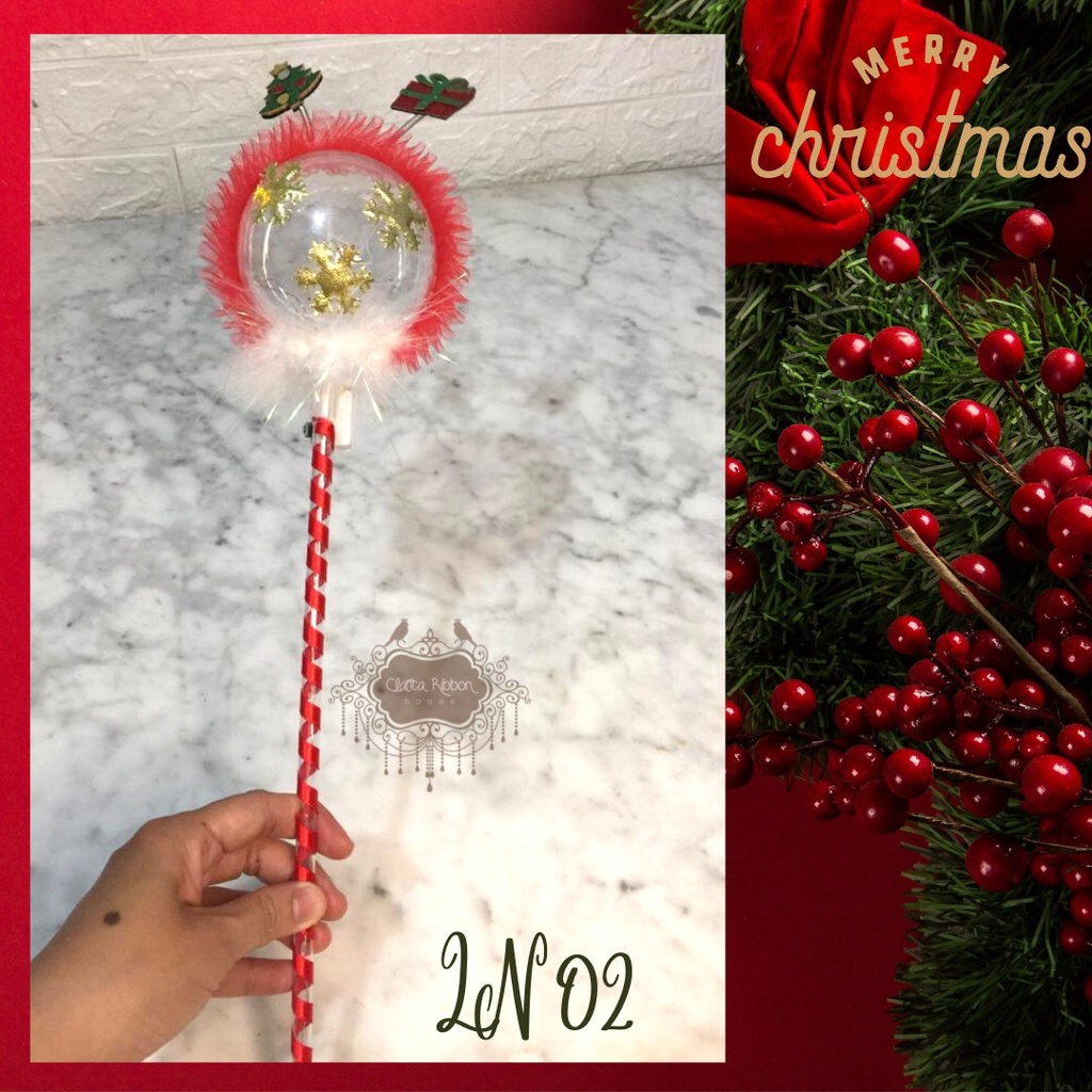 lampu natal stick