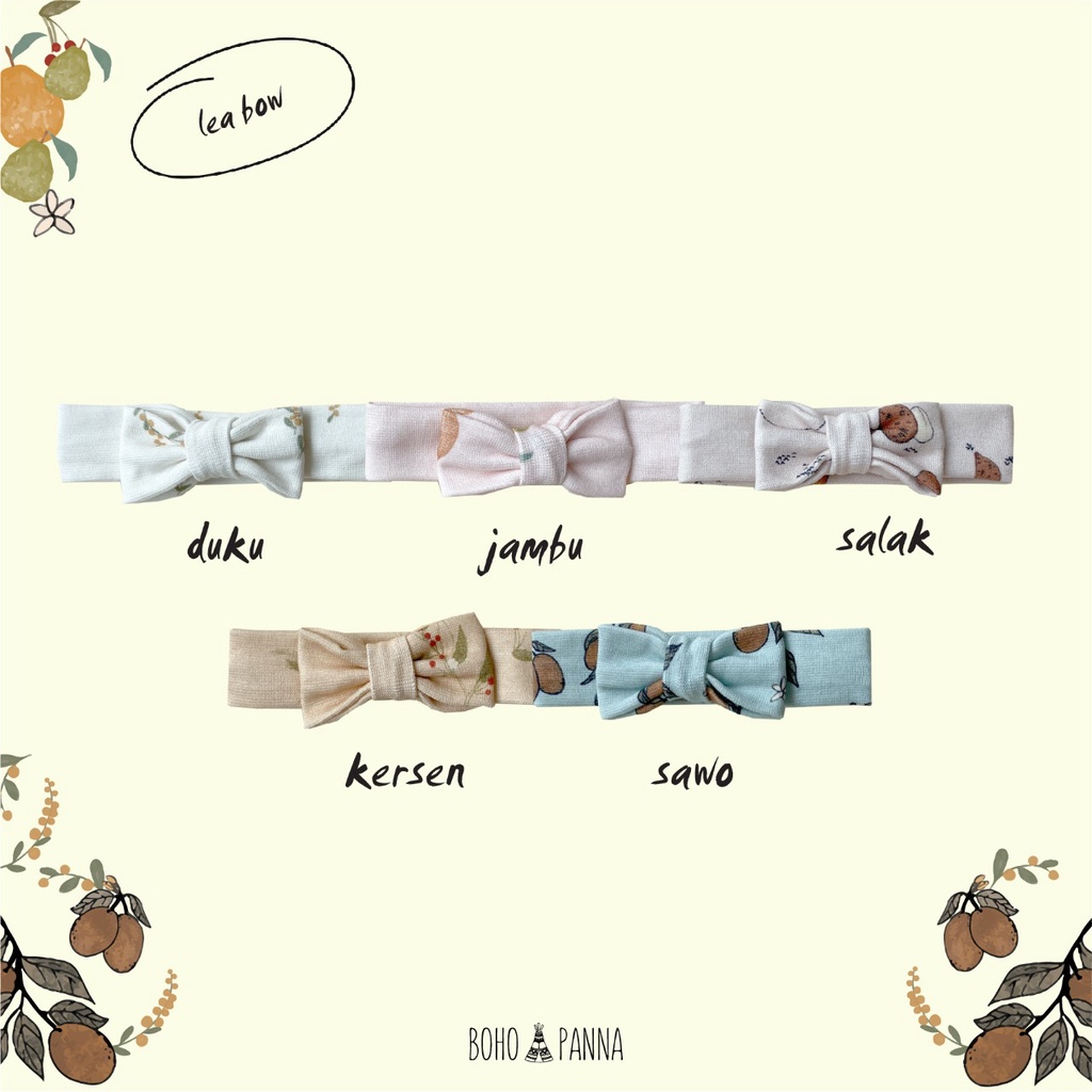 Bohopanna - Lea Bow Motif (0-12 Bulan)