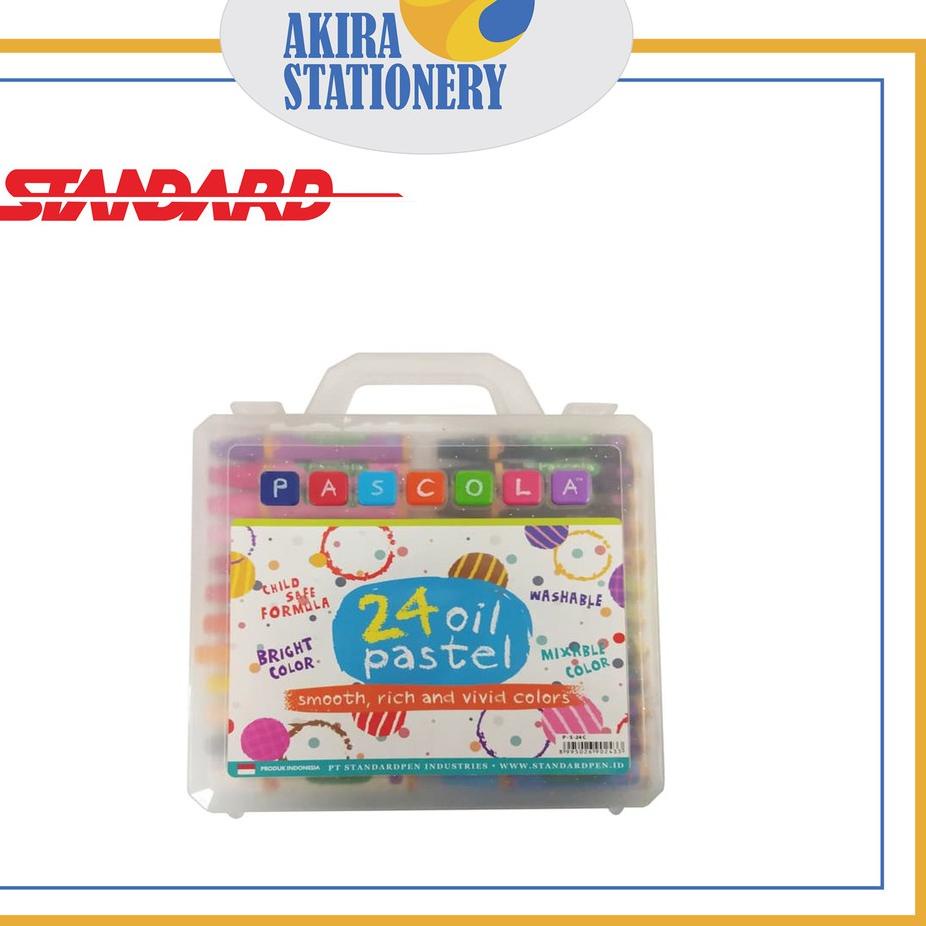 

P0R CRAYON / OIL PASTEL CRAYON STANDARD PASCOLA 24 (24 WARNA)✺ (Dijamin.kualitasnya)