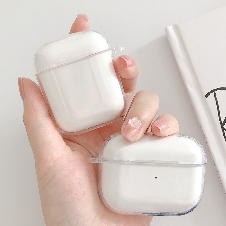 compatible for APPLE Airpods 1 2 Airpods Pro Soft Case Transparant Transparent Bening Casing Airpods 3 Airpods Pro inpods 11 12
