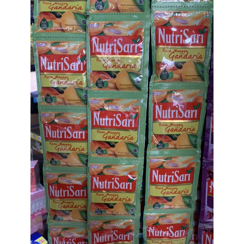 

Nutrisari Mangga GANDARIA 1 renceng isi 10 sachet pcs