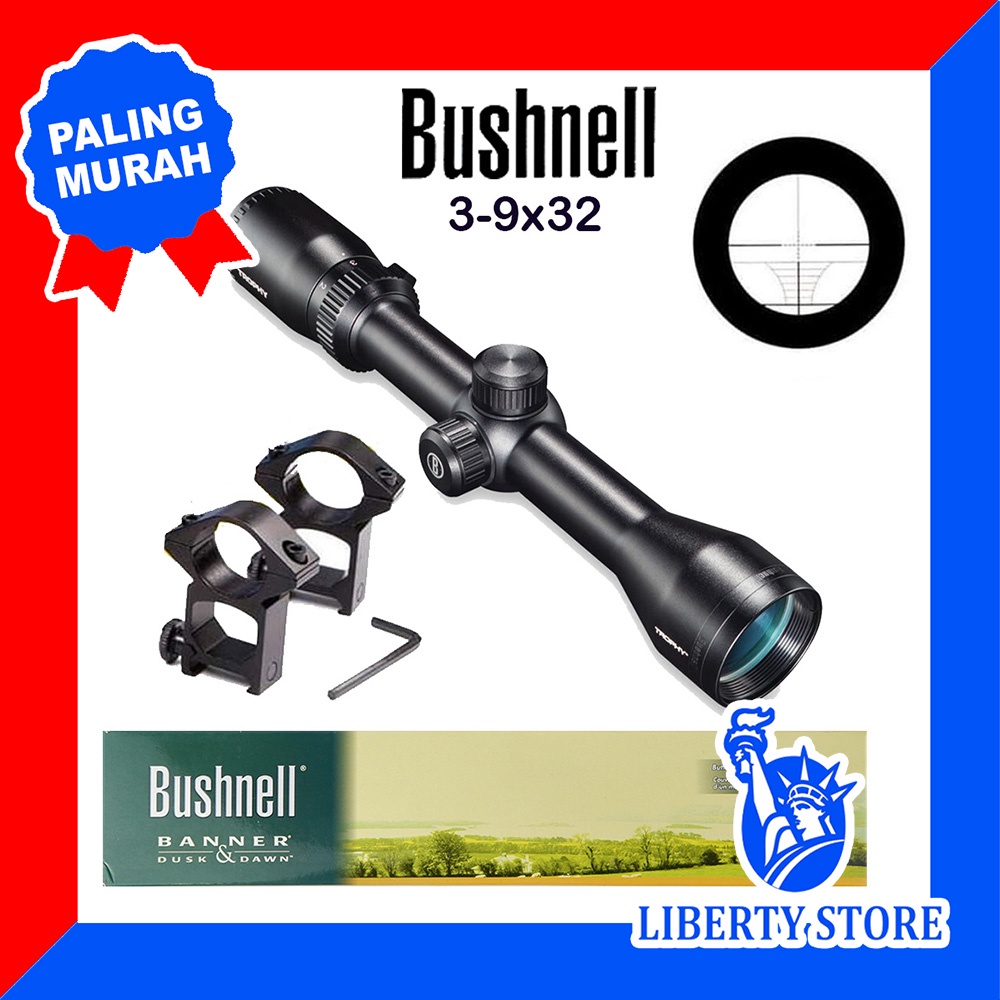 Telescope Teropong Senapan BUSHNELL 3-9X32