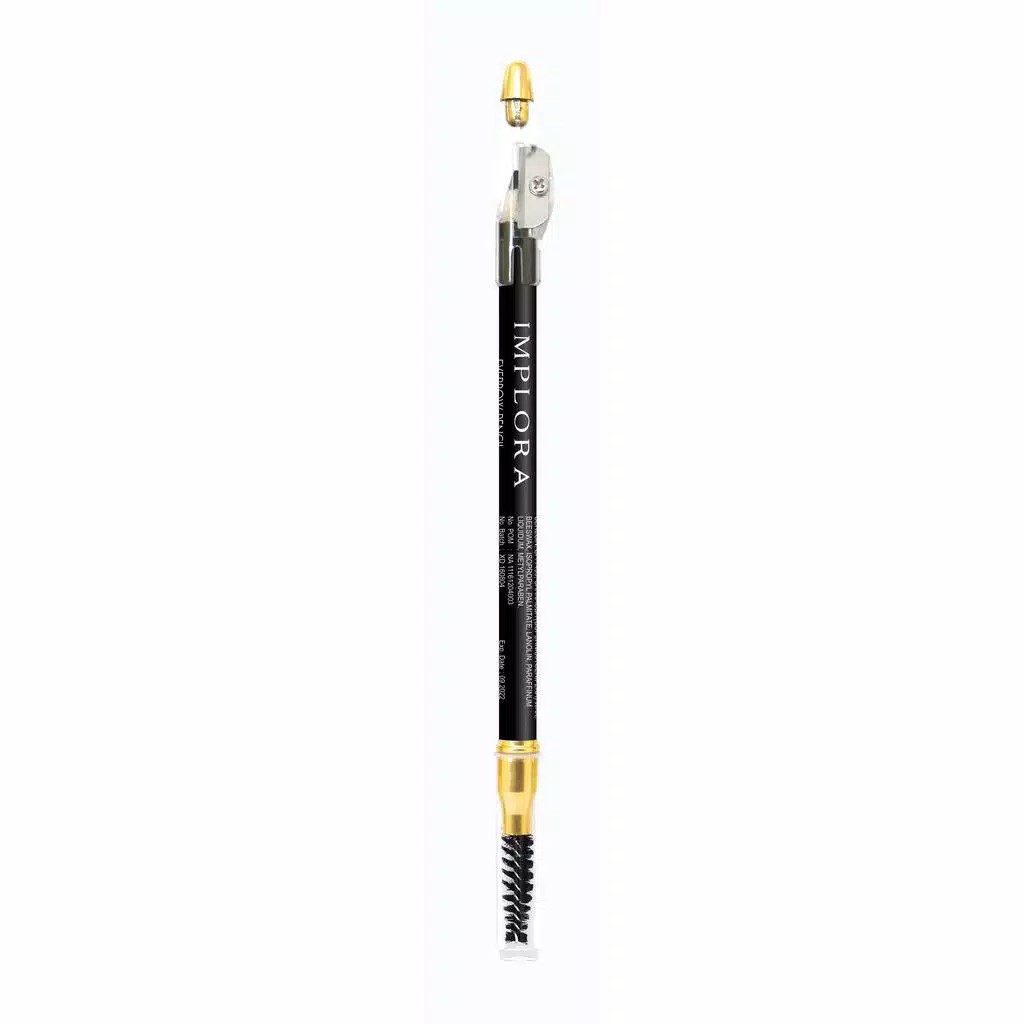 IMPLORA Pensil Alis 2in1Eyebrow Pencil Original BPOM 8gr ( PCS )