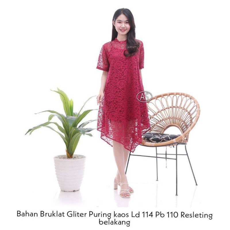 DRESS LANCIP BROKAT PREMIUM