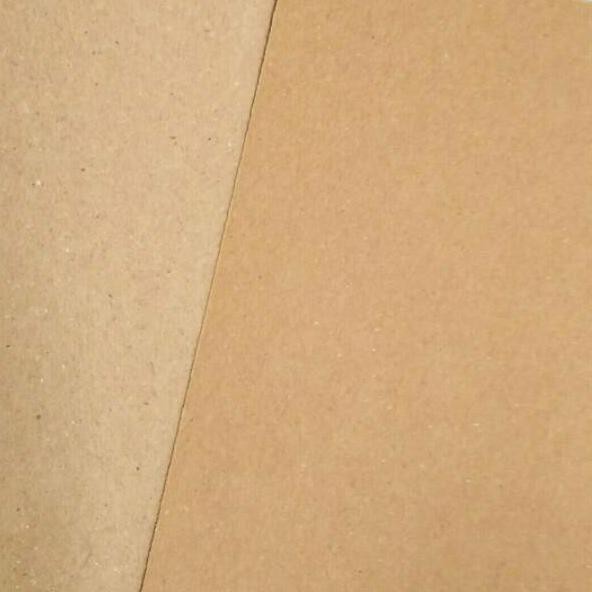 

☈ct ( 5 Lembar ) Kraft Liner 125 Gsm / Kertas Samson Uk Plano 90 cm X 120 cm ✺ Terbatas
