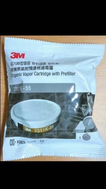 Original Filter Masker 3M 3311K-55 Organic Cartridge Respirator 3 M