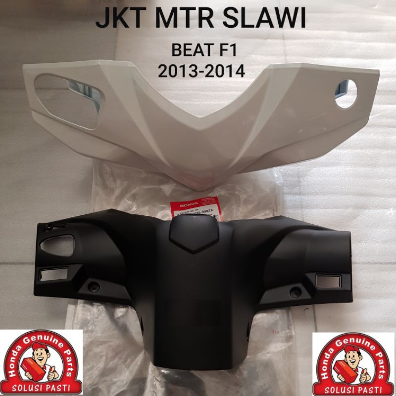 cover handle front handle rr beat f1 lama 2013-2014  1set ori honda ahm asli honda