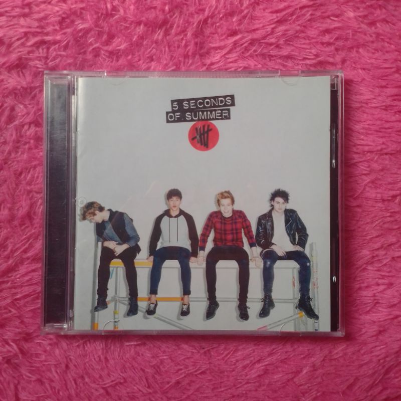 [TARGET VER] ALBUM 5 SECONDS OF SUMMER 5SOS - SELF TITLED (WHITE) CD EP OFFICIAL YOUNGBLOOD CALM SGF