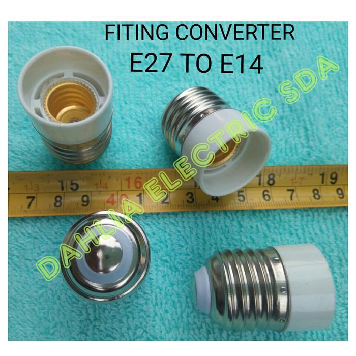 FITTING CONVERTER E27 TO E14