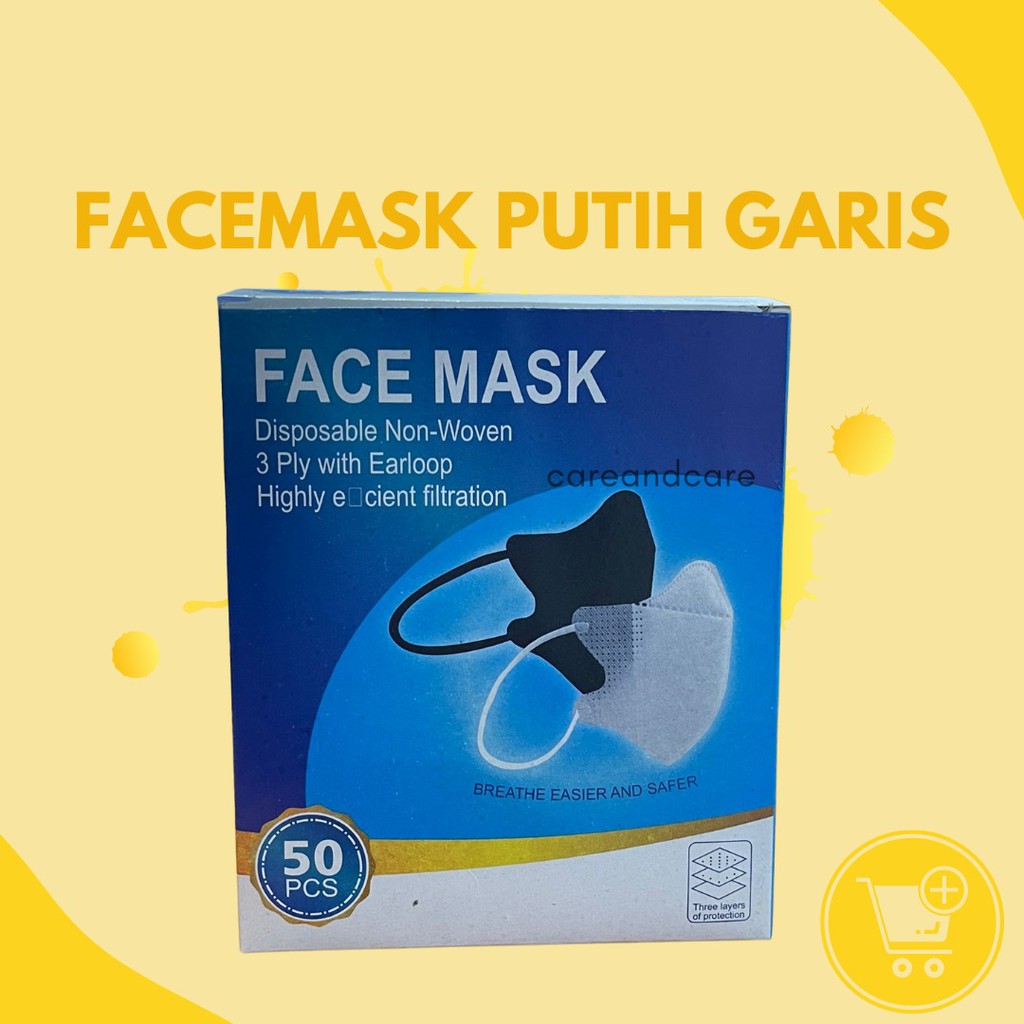 masker duckbill ALKINDO face mask per box isi 50