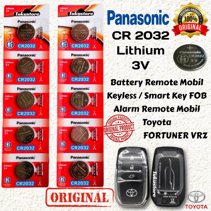 Battery Fortuner VRZ Baterai Remote Mobil Toyota FORTUNER VRZ Baterai Remote Fortuner VRZ