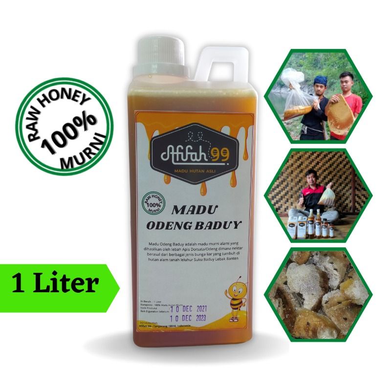 

Madu Asli Murni Original - Madu Odeng Asli 1Liter{1000ML} Madu Hutan Baduy - Madu Afifah 99