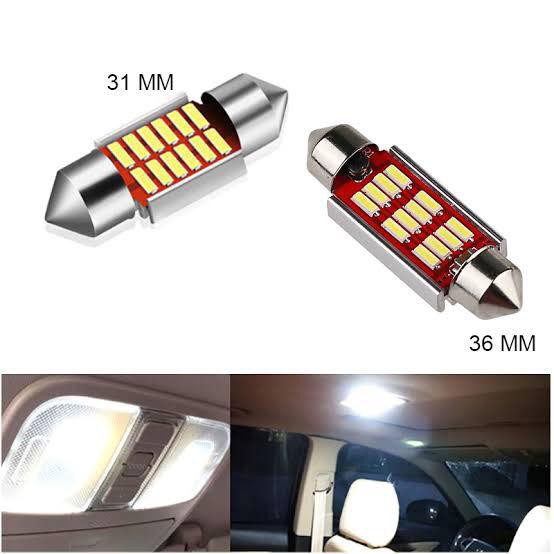 Lampu LED Plafon Kabin Cabin Feston 31mm 36mm 10 12 Titik Mata Mobil 31 36 mm Pintu Feeston Baca