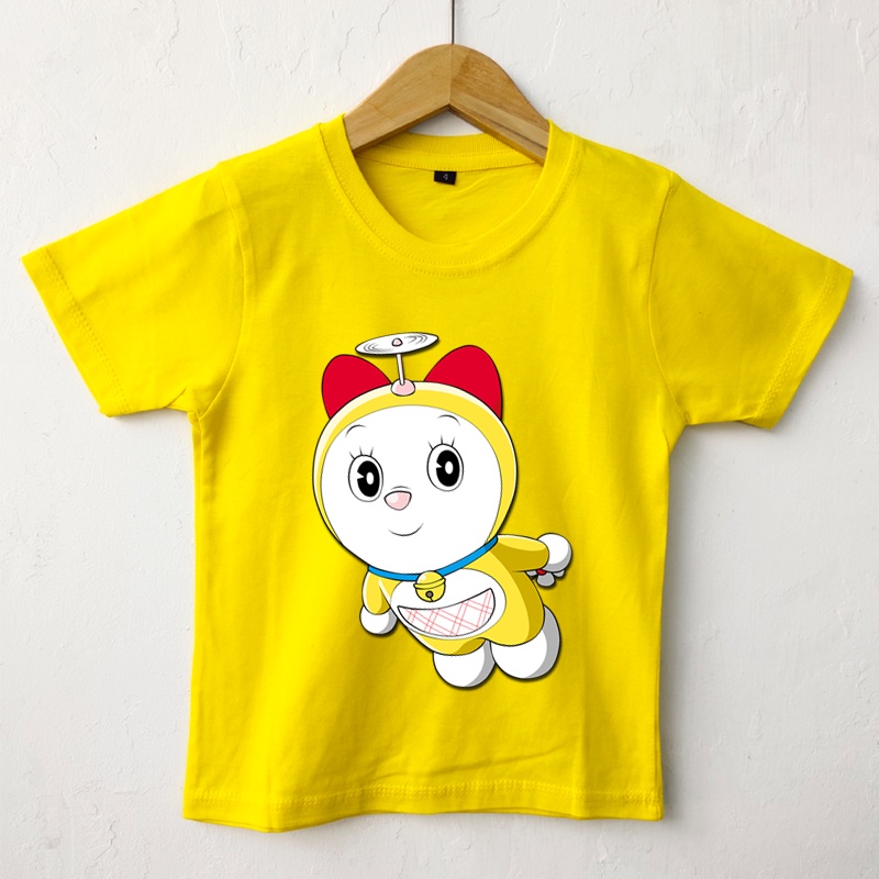 Baju Kaos Anak DORAMI doraemon kuning