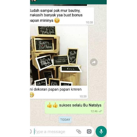 

X6C Papan tulis kapur kecil mini chalkboard blackboard blackboard papan tulis hitam ❤️4A9