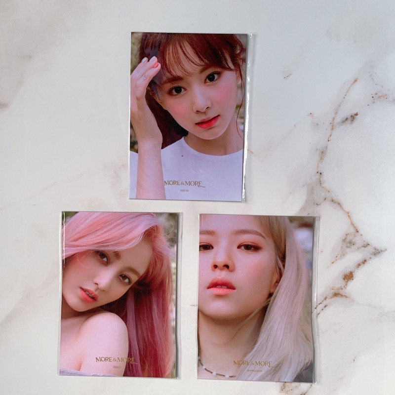READY PHOTOCARD TWICE FEEL SPECIAL NAYEON JIHYO TZUYU DAHYUN SANA JUNGYEON PC FANCY MORE MORE