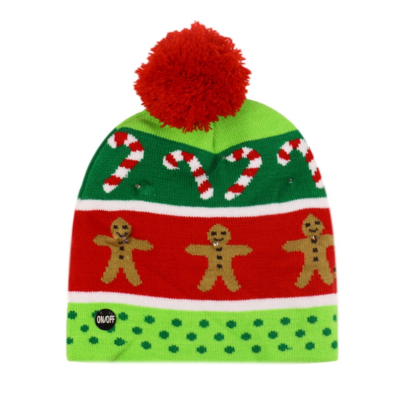 2pcs Topi Rajut Bahan Wol Desain Snowman Elk Untuk Pesta Natal