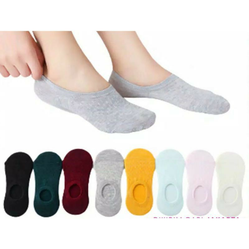 kals kaki engkle invisible socks cewek cowok (balet/setumit)