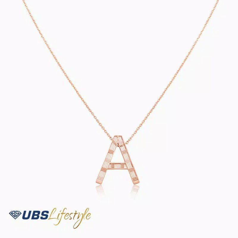 KALUNG EMAS UBS CARENDELANO ALPHA BOLD A - 750 ROSE GOLD - KDK0013