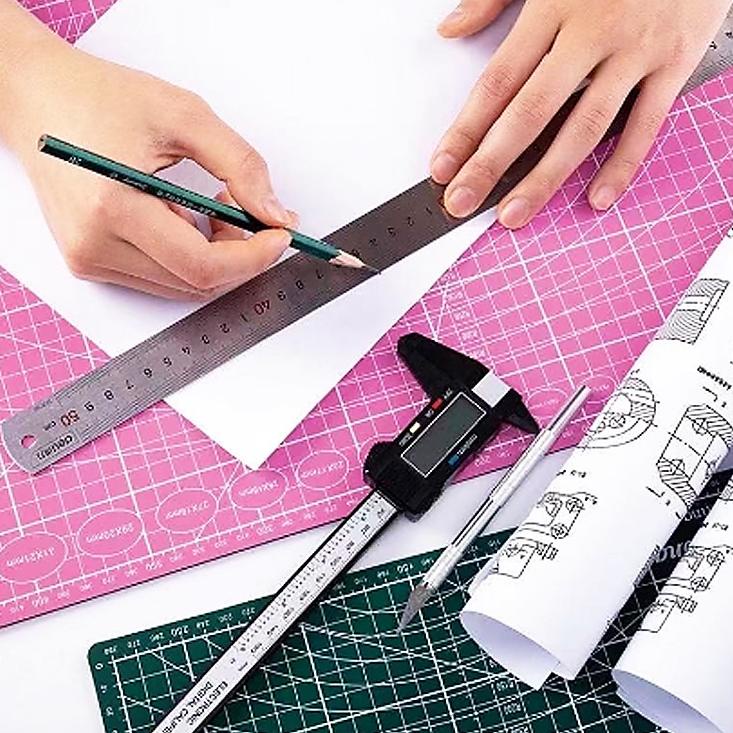 

Miliki - Alas Potong Ukuran A3 /A4 PVC Cutting Mat Cutting Pad Board Alat DIY Double Size