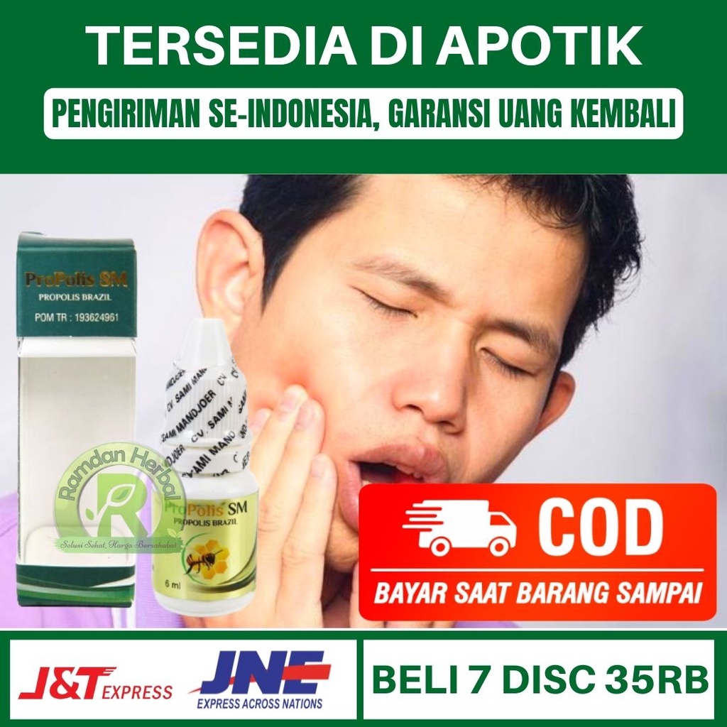Obat Sakit Gigi Di Apotik Obat Sakit Gigi Di Apotek Gigi Berlubang/ Tidak Berlubang Propolis SM