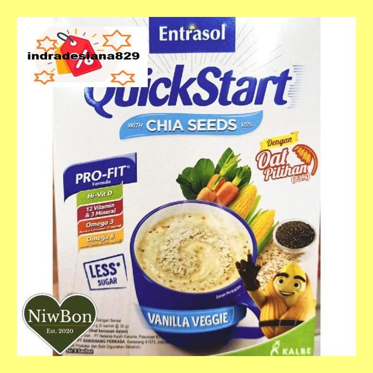 

Sf504Nind Entrasol Quick Start Chia Seeds Vanilla Veggie 150 Gr Ind504Sm