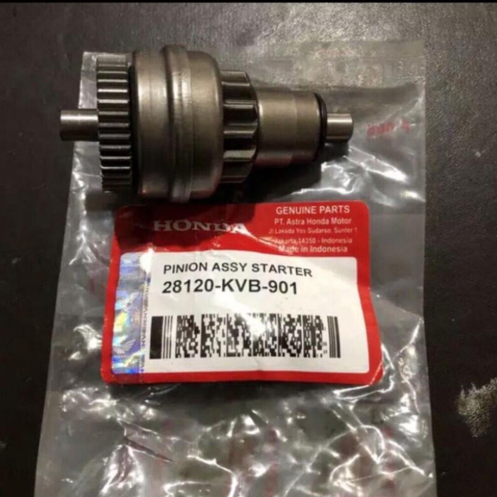 ORIGINAL AHM Gear gigi pinion granat double starter honda beat karbu vario 110 karbu scoopy karbu spacy karbu