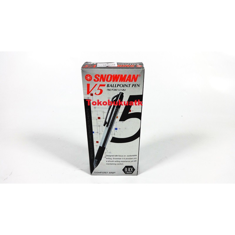 

Pulpen Snowman V5, Ballpoint Pen 0.7 mm