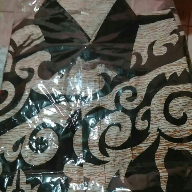 Havi Batik Hrb026 Koko Pekalongan Padi M L Xl Sogan Tulis Halus Kemeja Batik