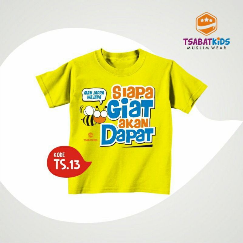 KAOS ANAK TSABAT - KAOS TSABAT KIDS