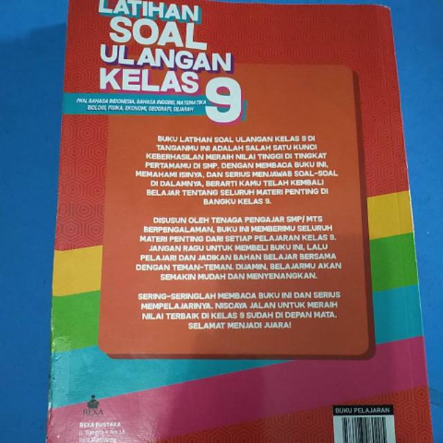 Original Latihan Soal Ulangan Smp Kelas 9 Shopee Indonesia