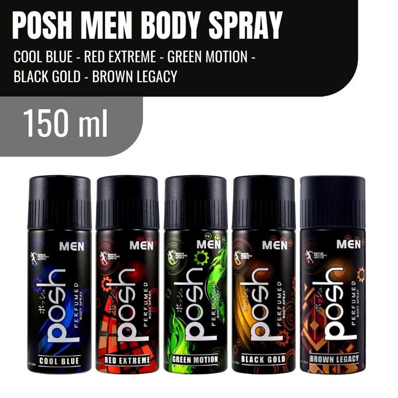 POSH MEN BODY SPRAY PERFUMED 150 ML