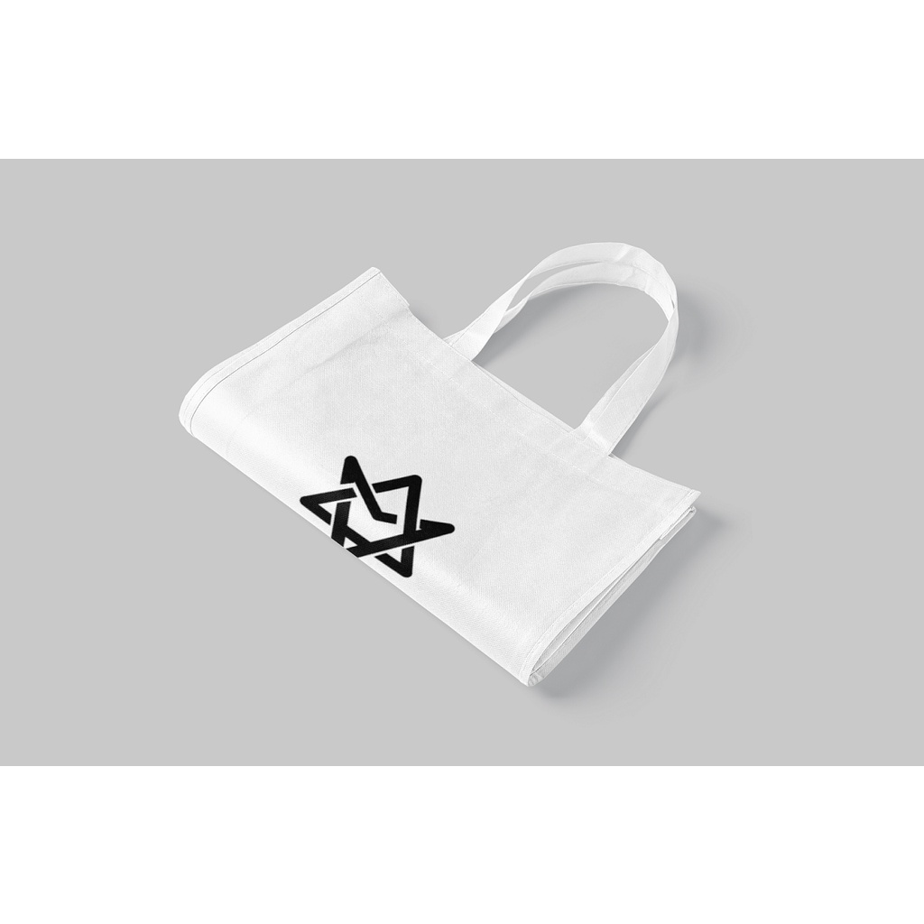 Tote Bag Astro Logo canvas blacu