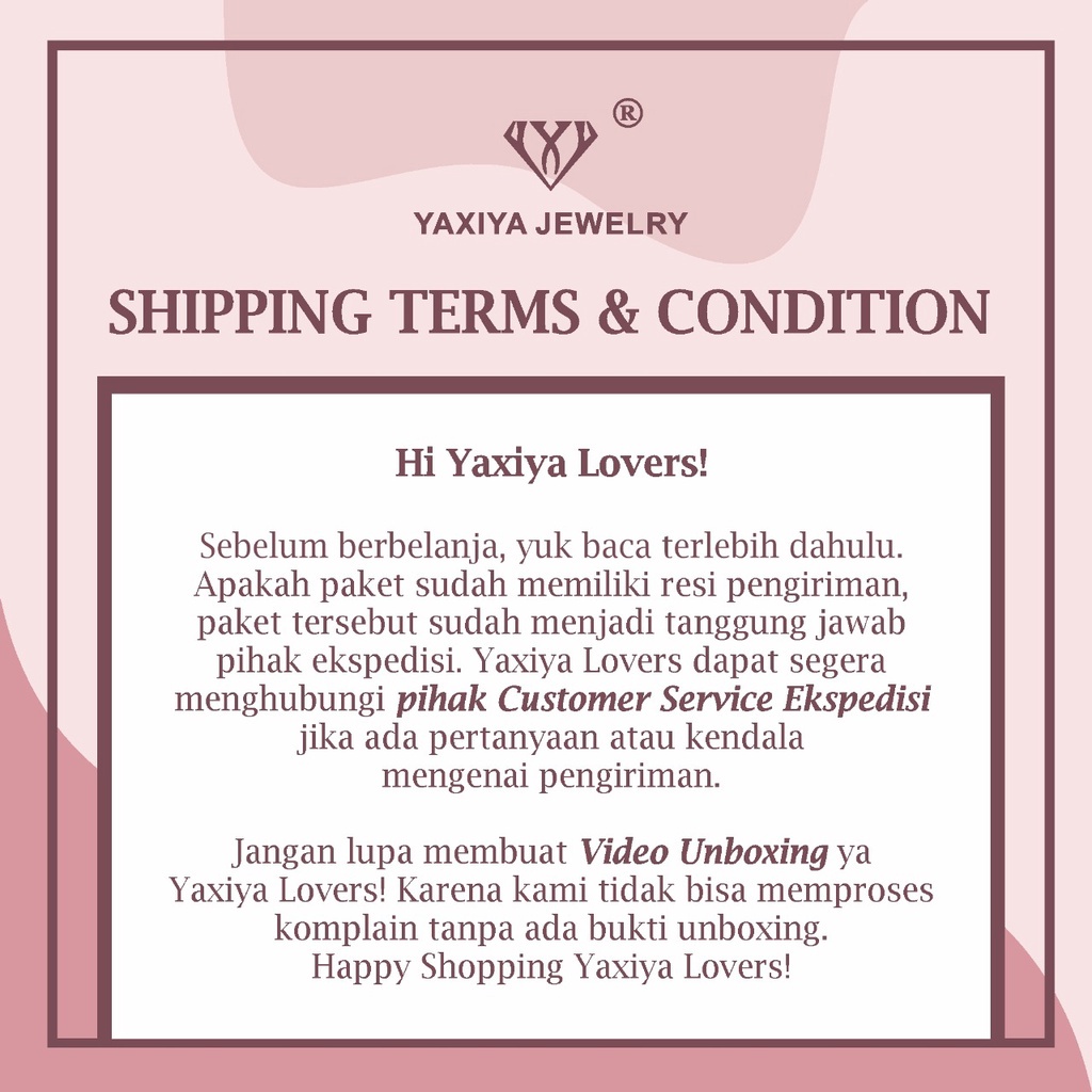 Yaxiya Anting Wanita Klip Jepit  Diamond Full Mata Perhiasan Lapis Emas 18k 285-4