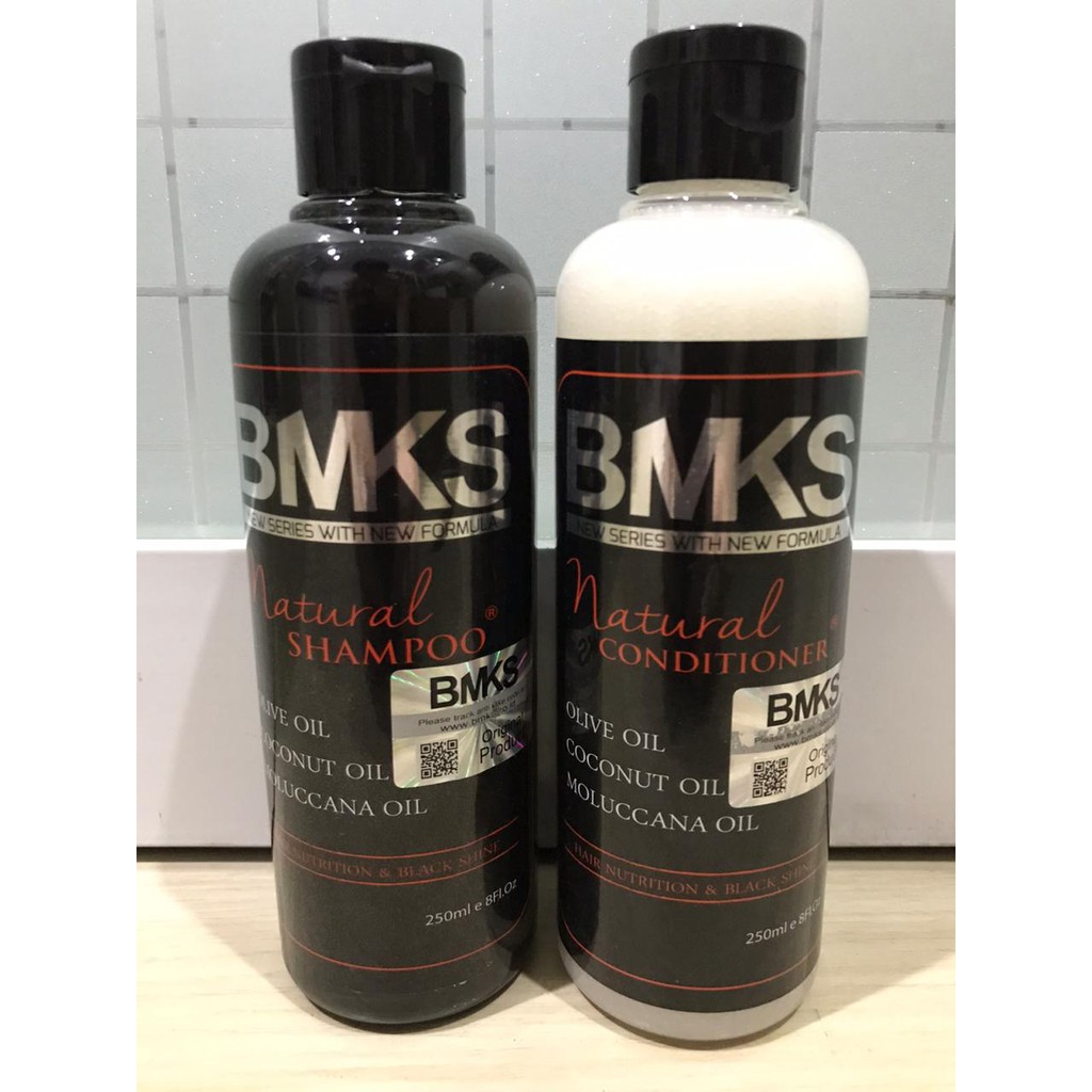 Paket Shampo + Conditioner BMKS Ori BPOM Penebal Rambut Penumbuh Rambut Penghitam Rambut Paket BMKS