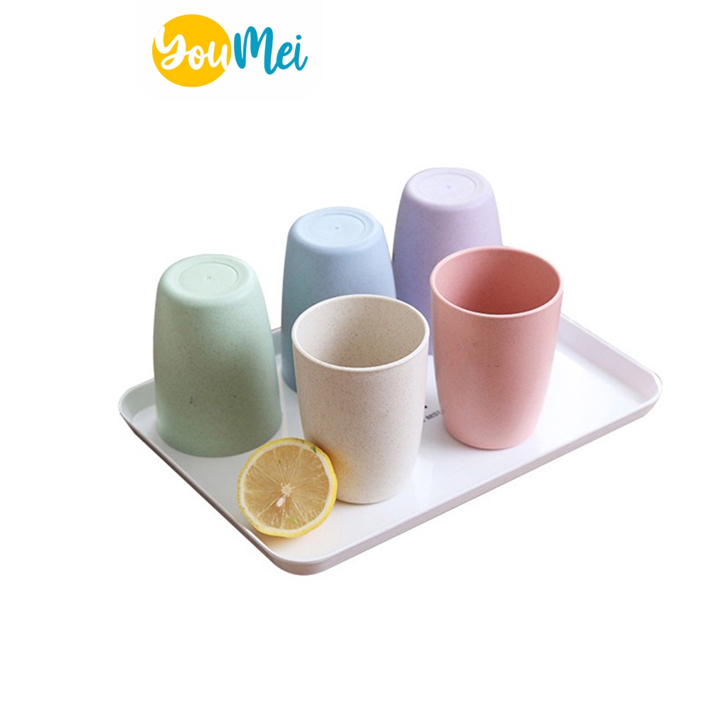 Set 4 Pcs Gelas Teh / Gelas Kopi 7cm / Gelas Susu / Cangkir Plastik / Cup Coffee / Cangkir Kopi / Cangkir Susu / Gelas Susu Warna Warni - 1209