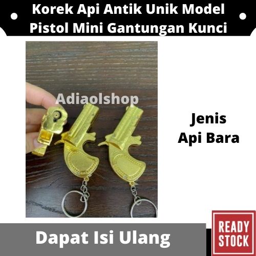 KOREK API ANTIK UNIK MODEL PSTL MINI GANTUNGAN KUNCI