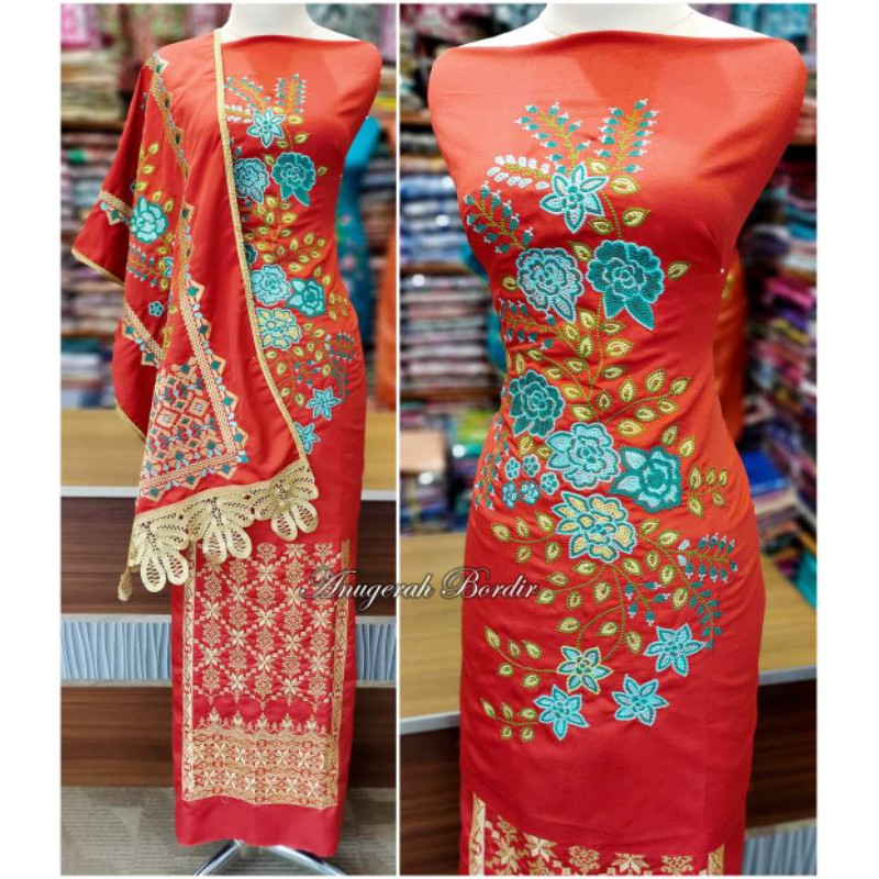 Anugerah Bordir - kurung bordir dan selendang