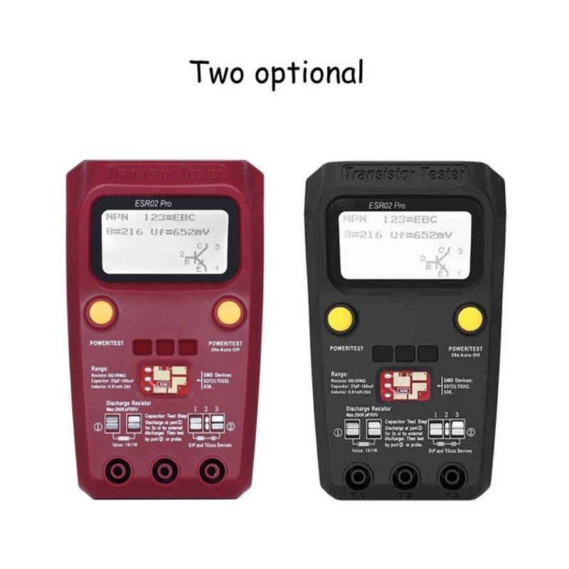ESR METER PRO BSIDE ESR02 Pro Digital Transistor SMD Tester Diode Triode Multimeter smart tester