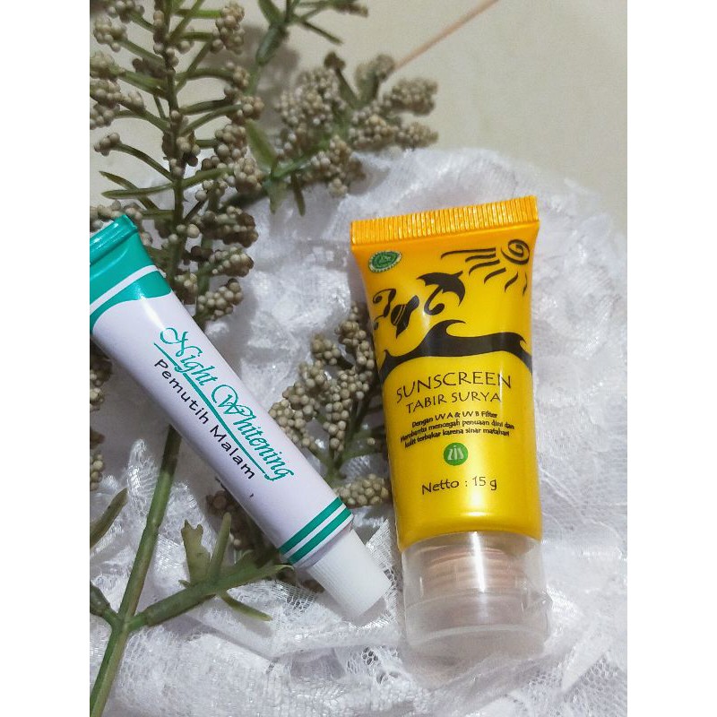 salep flek bandel  sunscreen Tabir Surya siang+ malam