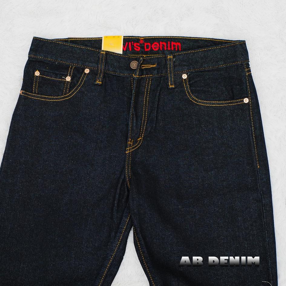 (SIAP KIRIM..!) Celana Jeans Levis Reguler Cowok Pria 505 Hitam Biru Muda Biru Tua Garment Original 