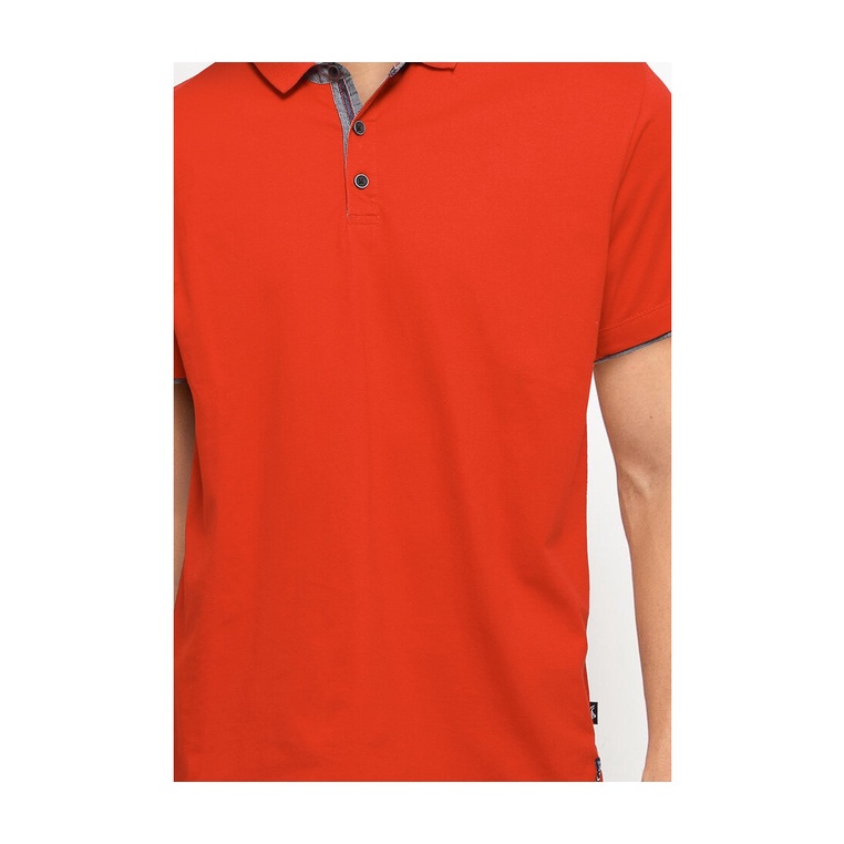 BAJU KAOS POLO PRIA CARDINAL ORIGINAL CASUAL LENGAN PENDEK MERAH CA10