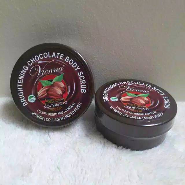 Vienna Brightening Chocolate Body Scrub 250gr