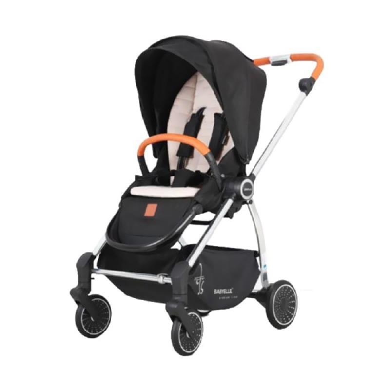 Stroller Hadap Ibu Kereta Dorong Bayi BabyElle S 888 Platinum